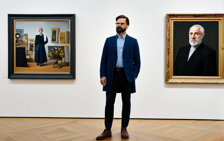 **

"A professional art curator, fully clothed in a stylish, modern outfit with modest clothing, standing in a contemporary art gallery filled with diverse paintings and sculptures, appropriate attire, safe for work, perfect anatomy, natural proportions, professional photography, high quality, family-friendly setting."

**